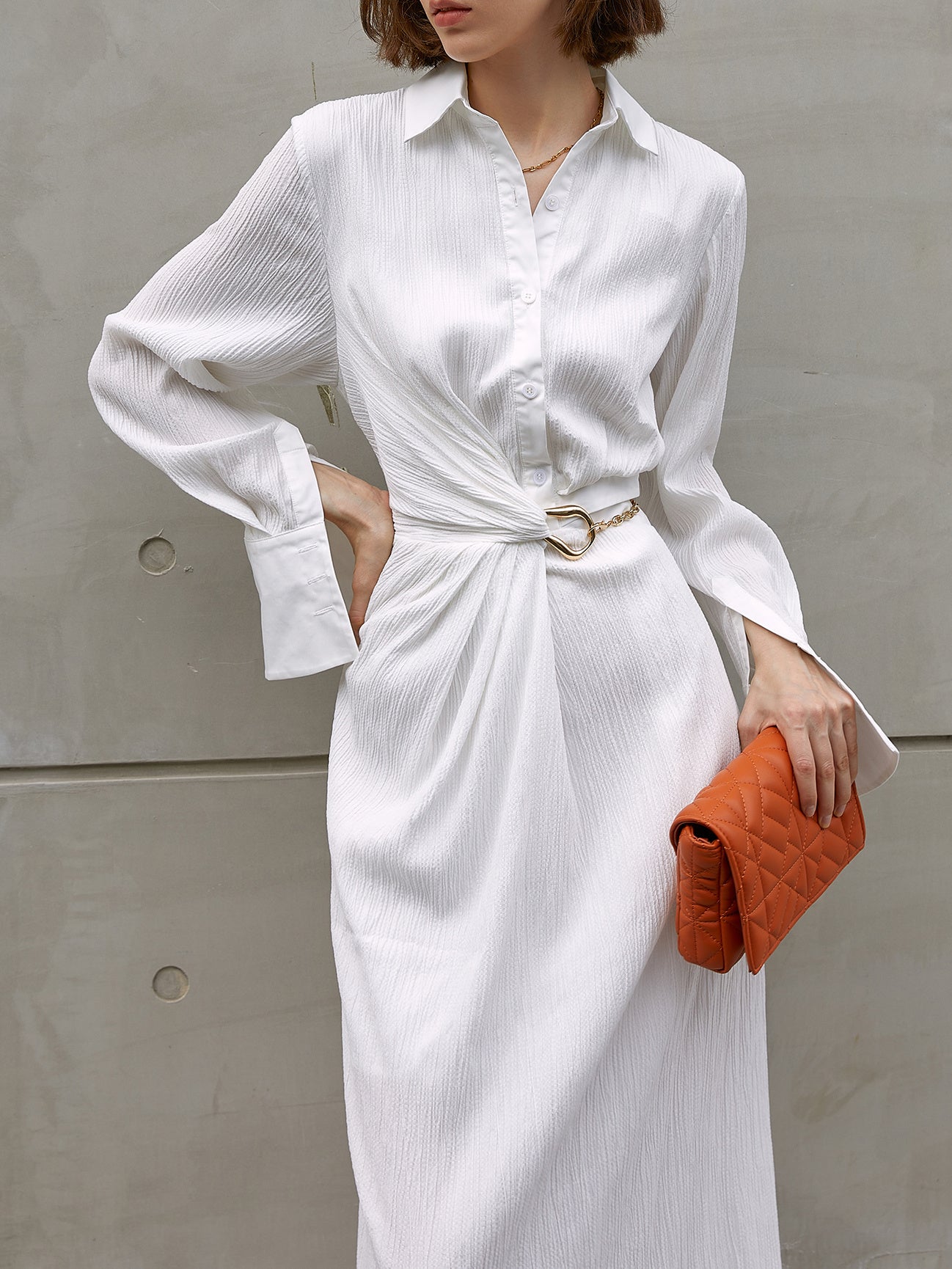 Women's Asymmetrical Hollow Waist Dress nyaabs.com