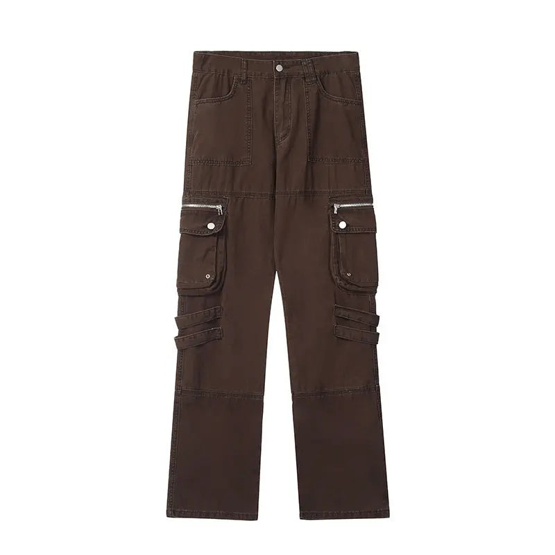 Men's Four-color Mid-waist Casual Pants - Nyaabs