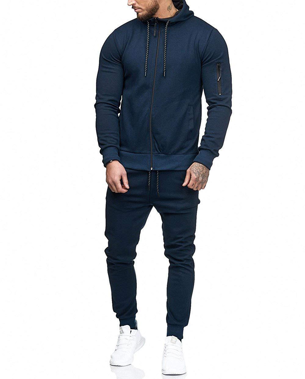 Men's sports suit fitness casual wear - Nyaabs