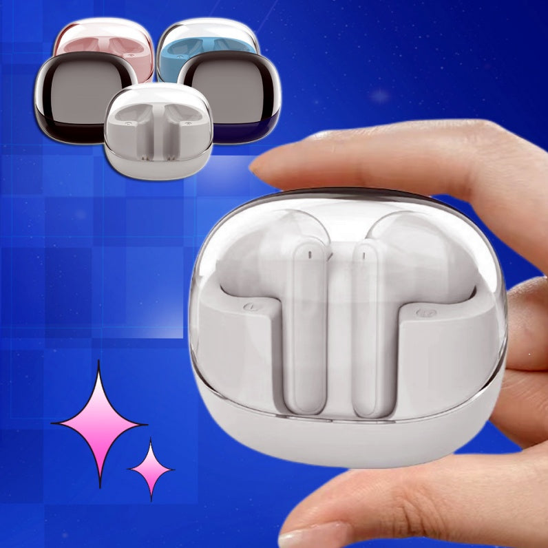 Wireless Bluetooth Headset Transparent Mini Bin - Nyaabs