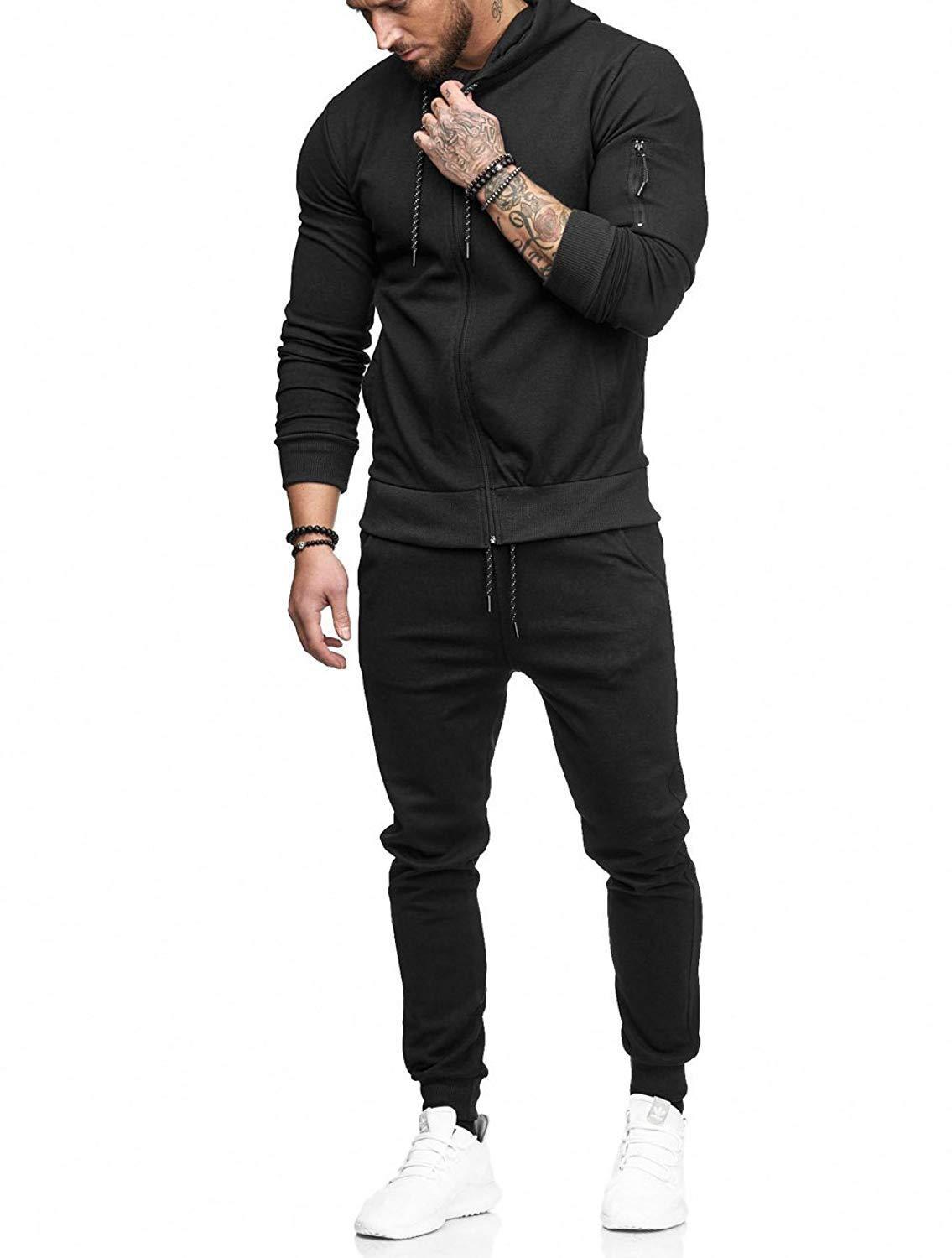 Men's sports suit fitness casual wear - Nyaabs