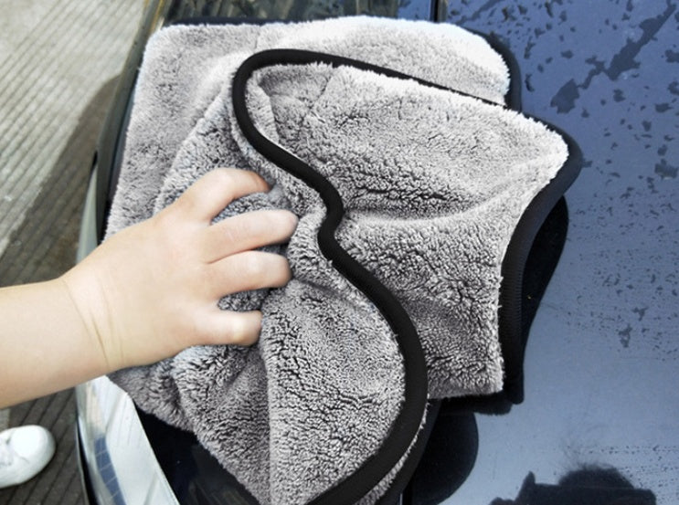 Microfiber Car Wash Towel Absorbent Car Supplies Cleaning Cloth - Nyaabs