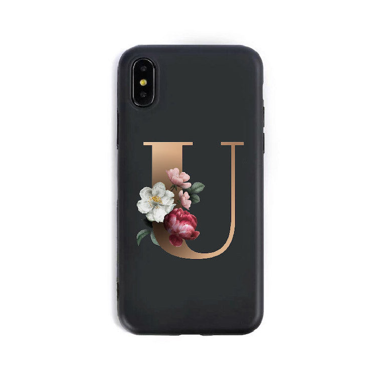 26 English Alphabet Silicone Phone Cases - Nyaabs