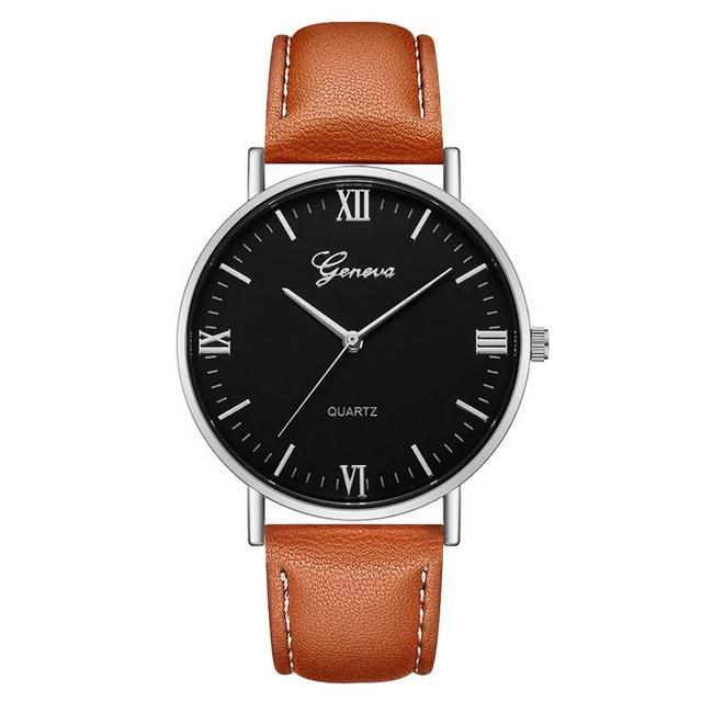 Simple Roman Literal Student Casual Quartz Watch - Nyaabs