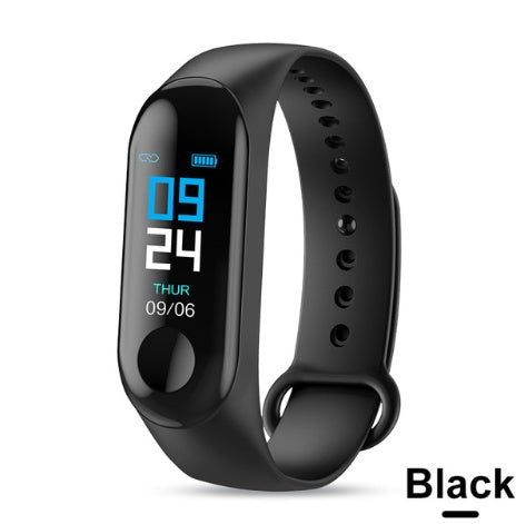 Compatible With , Smart Bracelet Heart Rate And Blood Pressure Exercise Meter Step Information Push Smart Reminder Color Bracelet - Nyaabs