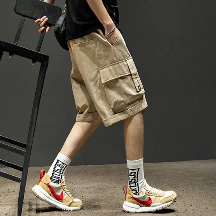 Cargo Shorts With Pockets Men Summer Pants - Nyaabs