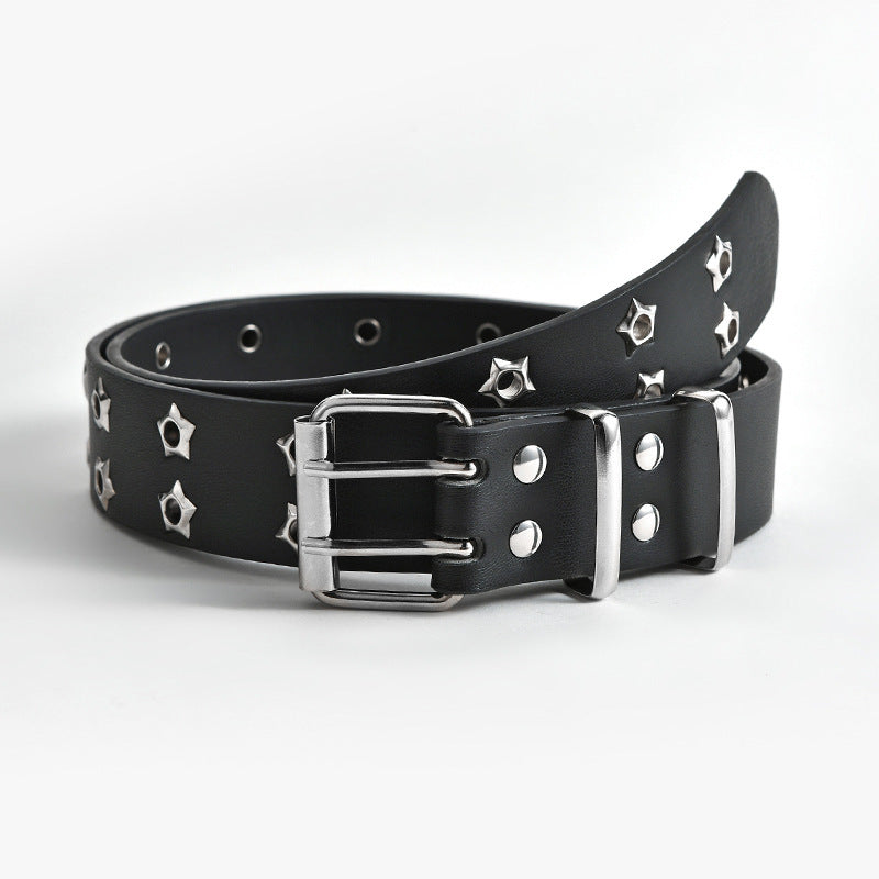 Women's Fashion Stars Decorative Double-row Belts - Nyaabs