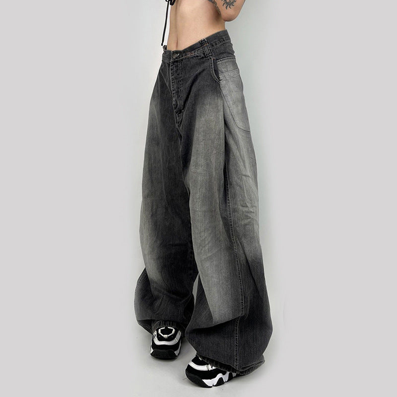 Summer Pleated Loose Pants Casual Fashion Jeans - Nyaabs