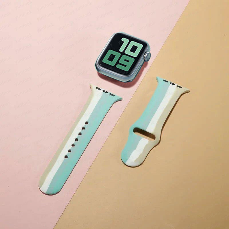 Simple And Creative Colorful Silicone Replacement Strap - Nyaabs