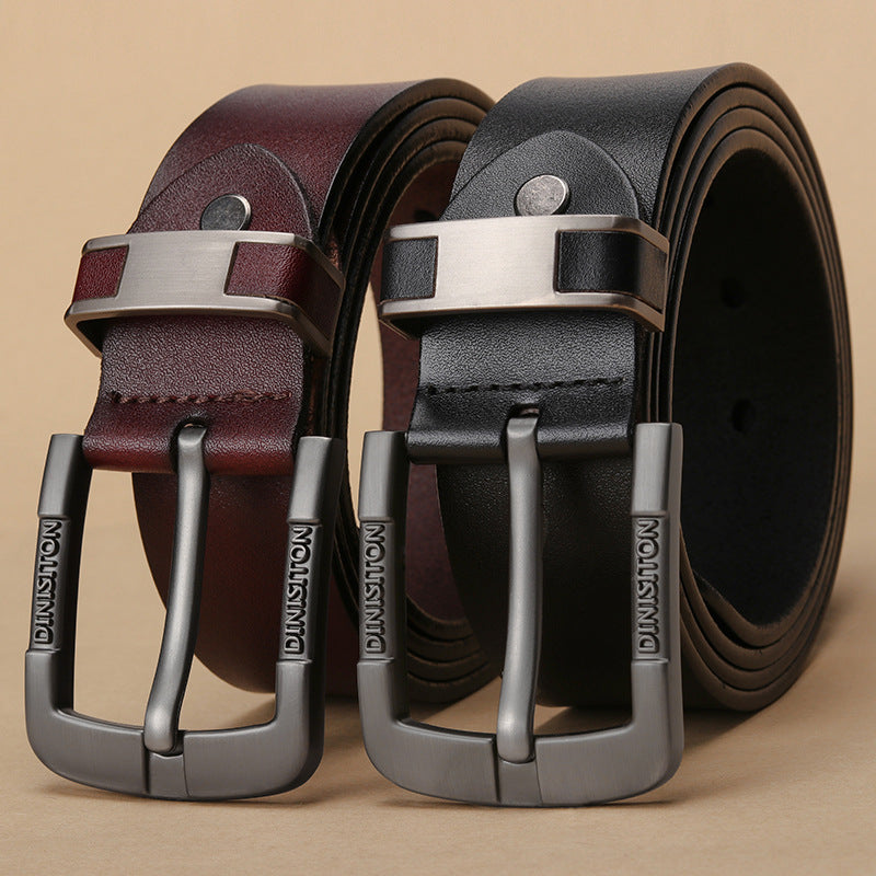 Business Youth Fashion Men's Leather Belt - Nyaabs