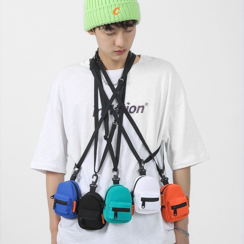 Hip Hop Personality Small Satchel Key Crossbody - Nyaabs