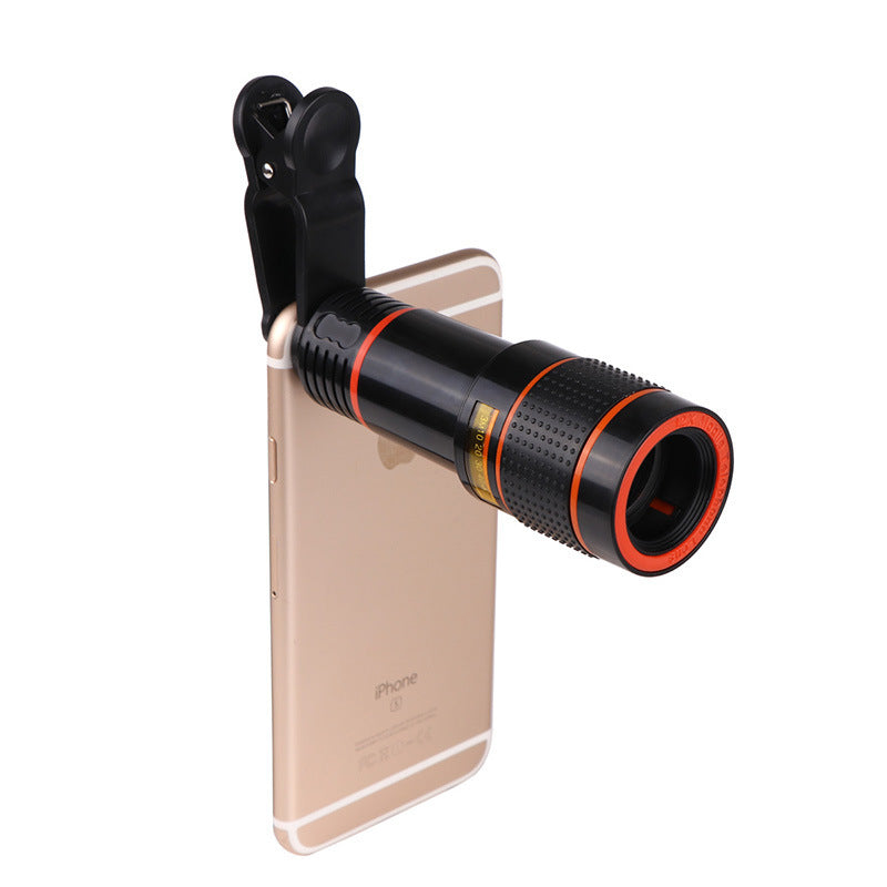 Zoom Mobile Phone Clip-On Retractable Telescope Camera Lens For  Galaxy S3 S4 S5 S6 S7 Edge Phone - Nyaabs