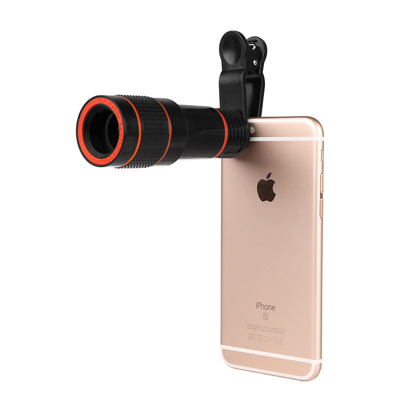 Zoom Mobile Phone Clip-On Retractable Telescope Camera Lens For  Galaxy S3 S4 S5 S6 S7 Edge Phone - Nyaabs