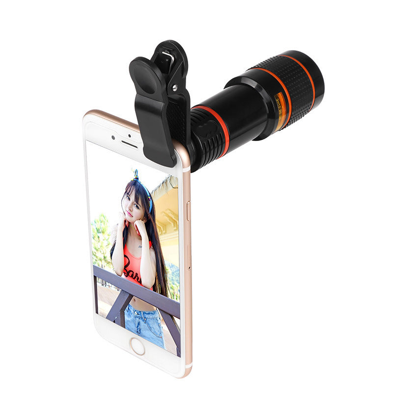 Zoom Mobile Phone Clip-On Retractable Telescope Camera Lens For  Galaxy S3 S4 S5 S6 S7 Edge Phone - Nyaabs