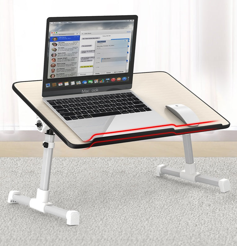 Adjustable Laptop Desk Stand Foldable Notebook Laptop Bed Table Can be Lifted Standing nyaabs.com