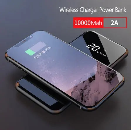 Wireless charging treasure mobile power - Nyaabs