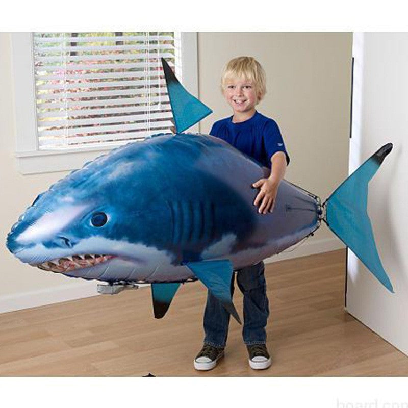 Remote Control Shark Toy Air Swimming Fish Infrared Flying RC Airplanes Balloons - Nyaabs