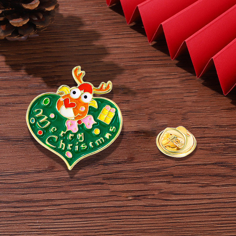 Cartoon Christmas Brooch For Men And Women - Nyaabs