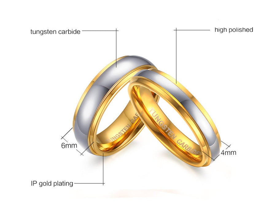 Wedding Band Ring for Woman Men - Nyaabs