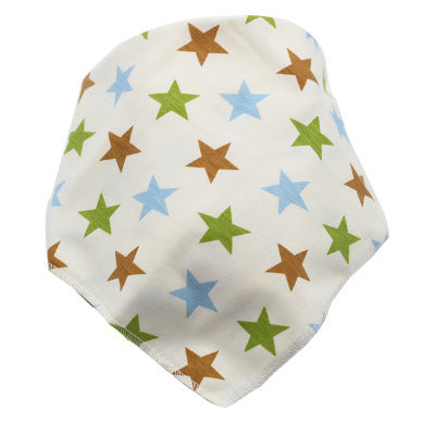 Baby Bibs Waterproof Triangle Cotton Cartoon Child Baberos Bandana Bibs Dribble Bibs Newborn Slabber Absorbent Cloth - Nyaabs