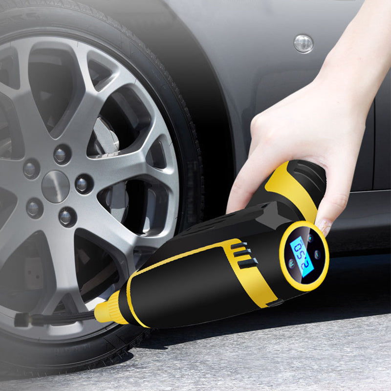 Automatic Portable Handheld Digital LED Smart Car Air Compressor Pump - Nyaabs