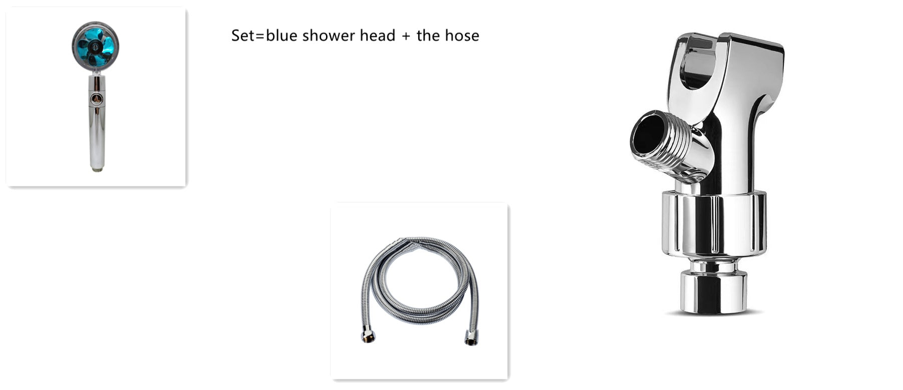 Shower Head Water Saving Flow 360 Degrees Rotating With Small Fan ABS Rain High Pressure Spray Nozzle Bathroom Accessories nyaabs.com