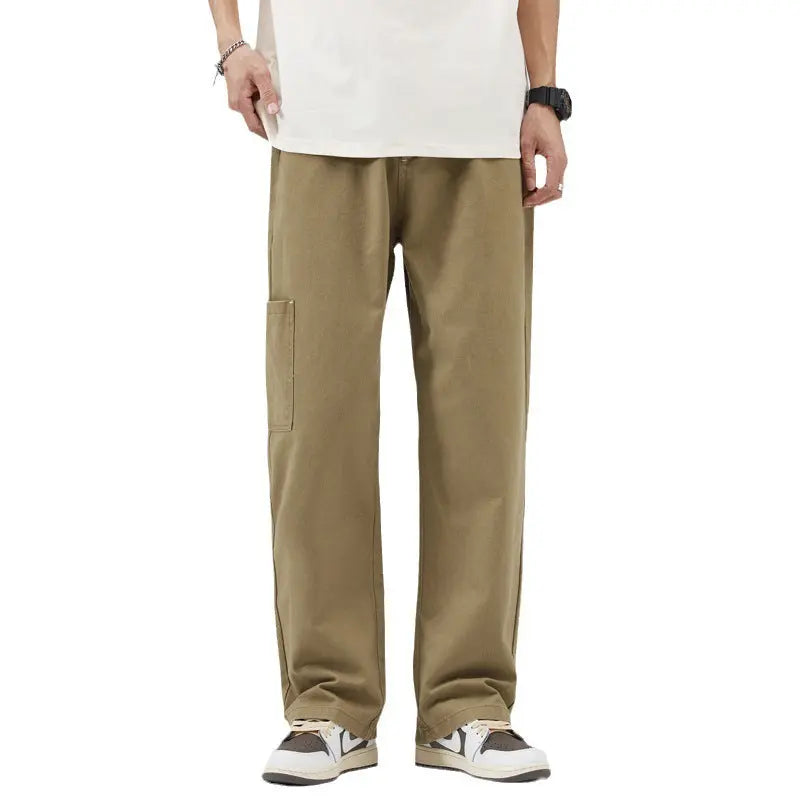 Men's Casual Working Pants Loose Cotton - Nyaabs