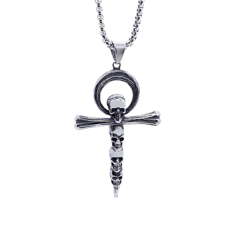 Cross Skull Pendants For Men And Women - Nyaabs