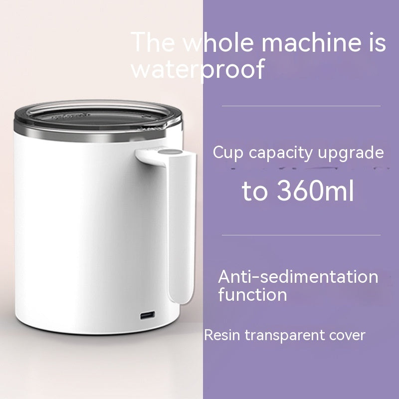 Portable Smart Magnetic Automatic Mixing Coffee Cup Rechargeable Rotating Home Office Travel Stirring Cup - Nyaabs