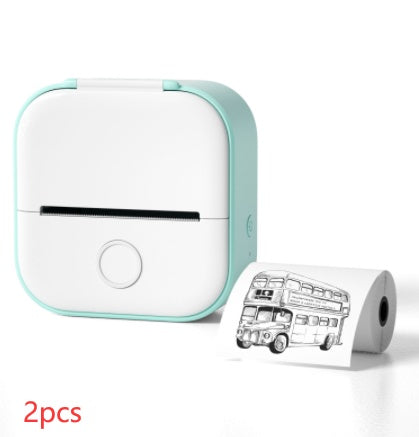 Portable Mini Thermal Label Printer Home Photo Printer Student Wrong Question Printer Bluetooth Mini Label Printer Price Tag nyaabs.com