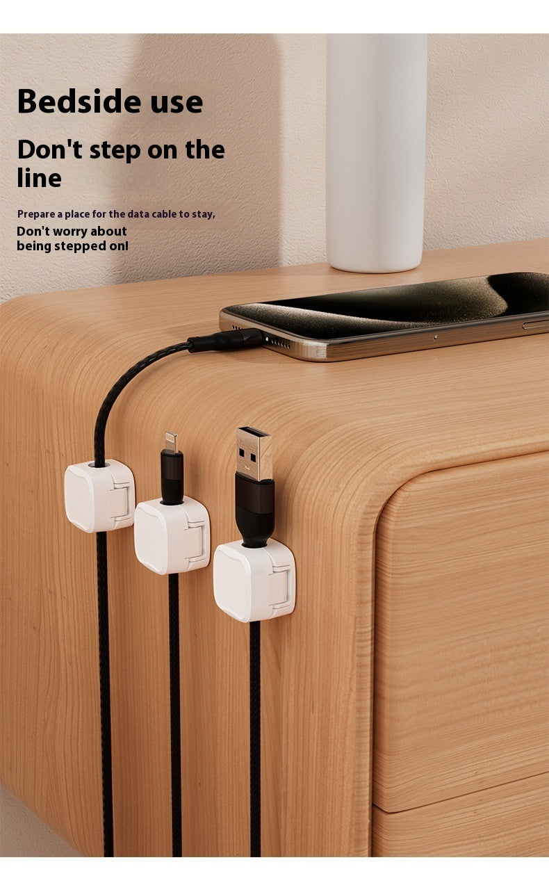 Magnetic Cable Clip Under Desk Cable Management Adjustable Cord Holder Wire Organizer And Cable Management Wire Keeper - Nyaabs