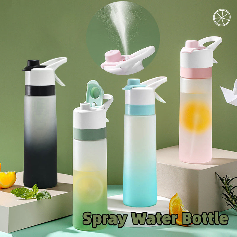 Spray Water Bottle For Girls Outdoor Sport Fitness Water Cup Large Capacity Spray Bottle Drinkware Travel Bottles Kitchen Gadgets nyaabs.com