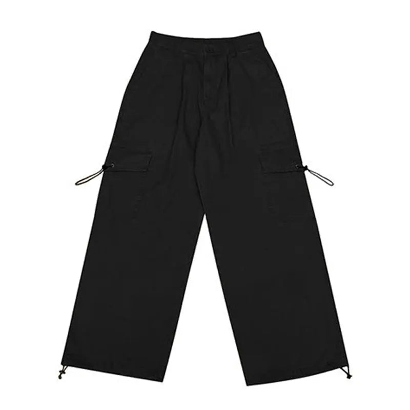 Autumn Style Retro Wide Leg Basic Workwear Pants - Nyaabs