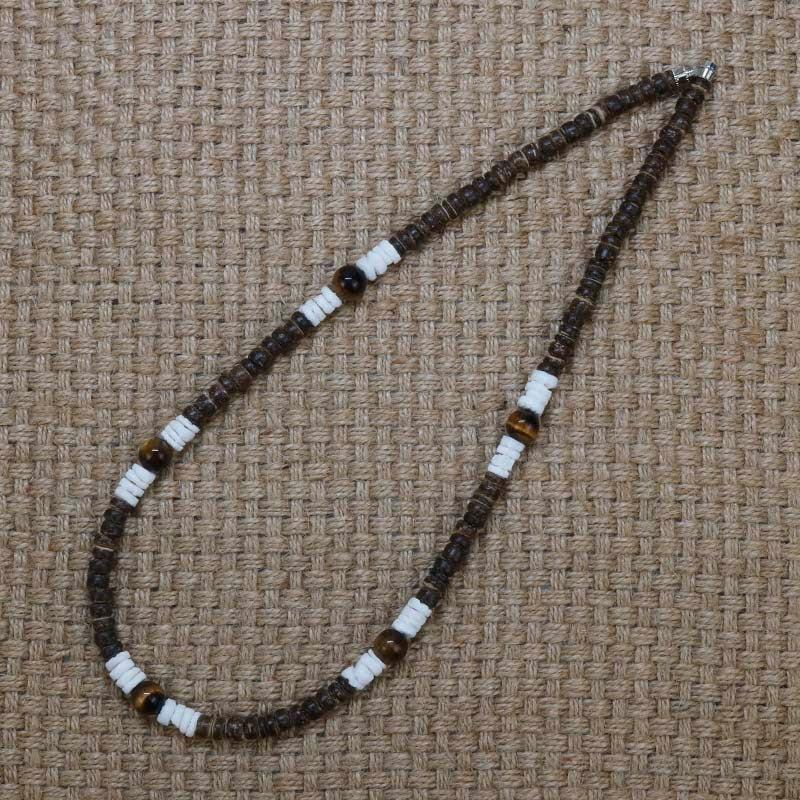 Men Tribe Ethnic Coconut Shell Necklace Men - Nyaabs