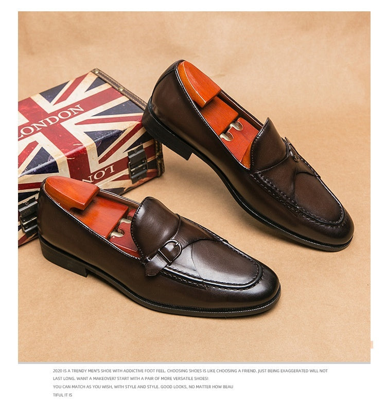 Slip-on High-grade Leather Shoes For Men nyaabs.com