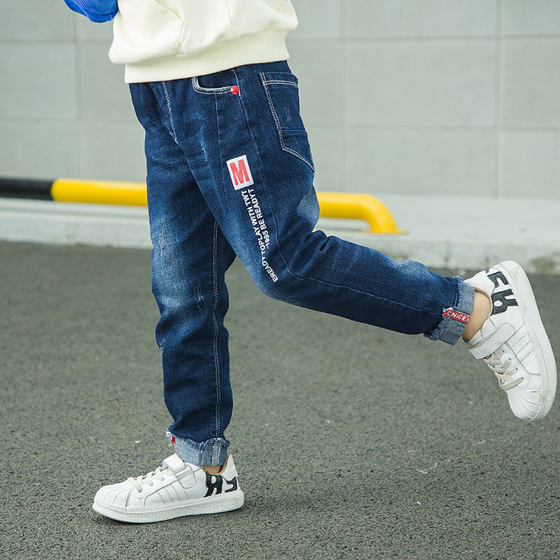 Fashion Jeans For Boys, Children, Korean Style, Long Pants - Nyaabs