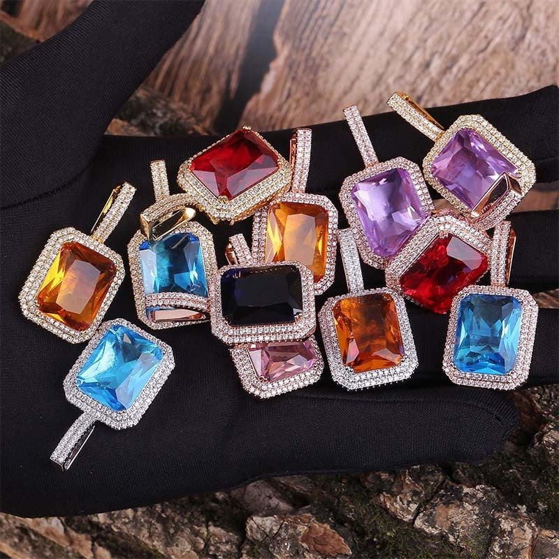 Colored gemstone pendants for men and women - Nyaabs