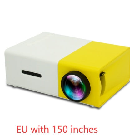 Portable Projector 3D Hd Led Home Theater Cinema HDMI-compatible Usb Audio Projector Yg300 Mini Projector - Nyaabs