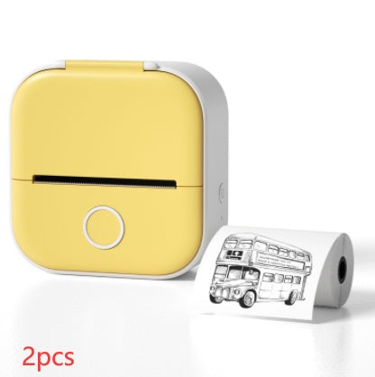 Portable Mini Thermal Label Printer Home Photo Printer Student Wrong Question Printer Bluetooth Mini Label Printer Price Tag nyaabs.com