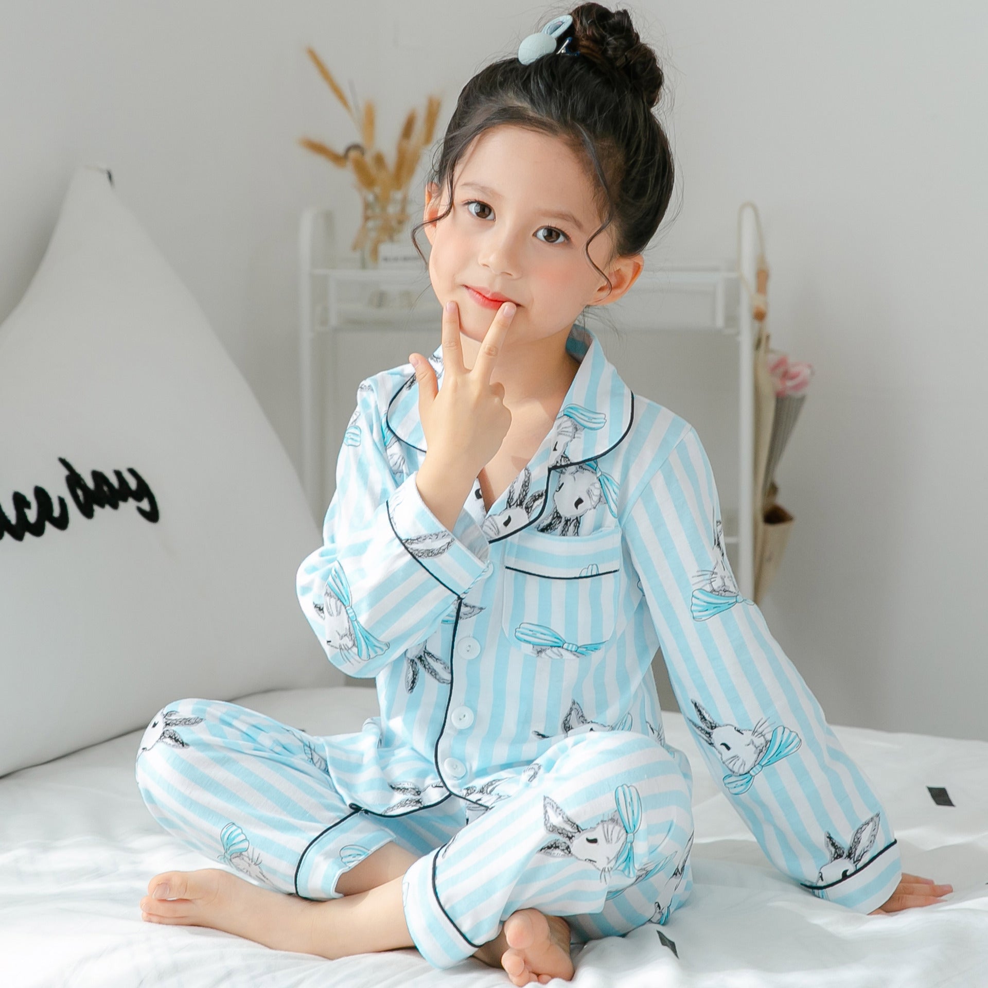 Cotton pajamas for children - Nyaabs