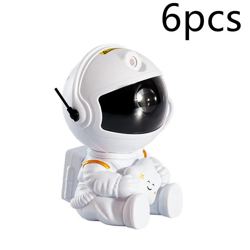 Mini Version Of Astronaut Star Projection Lamp Creative Gift Atmosphere Decorative Lamp Colorful Flowing Starry Night Light - Nyaabs