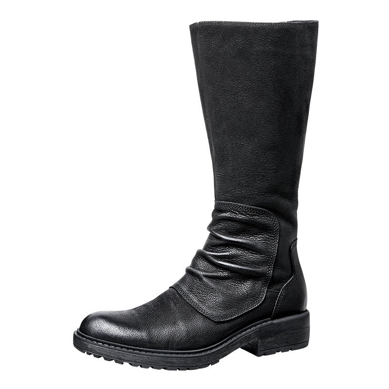 Men's Platform High Top Zip Boots - Nyaabs