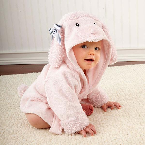 Cartoon Cute Animal Modeling Baby Bath Towels Baby Bathrobes Cotton Children's Bathrobes Baby Hooded - Nyaabs