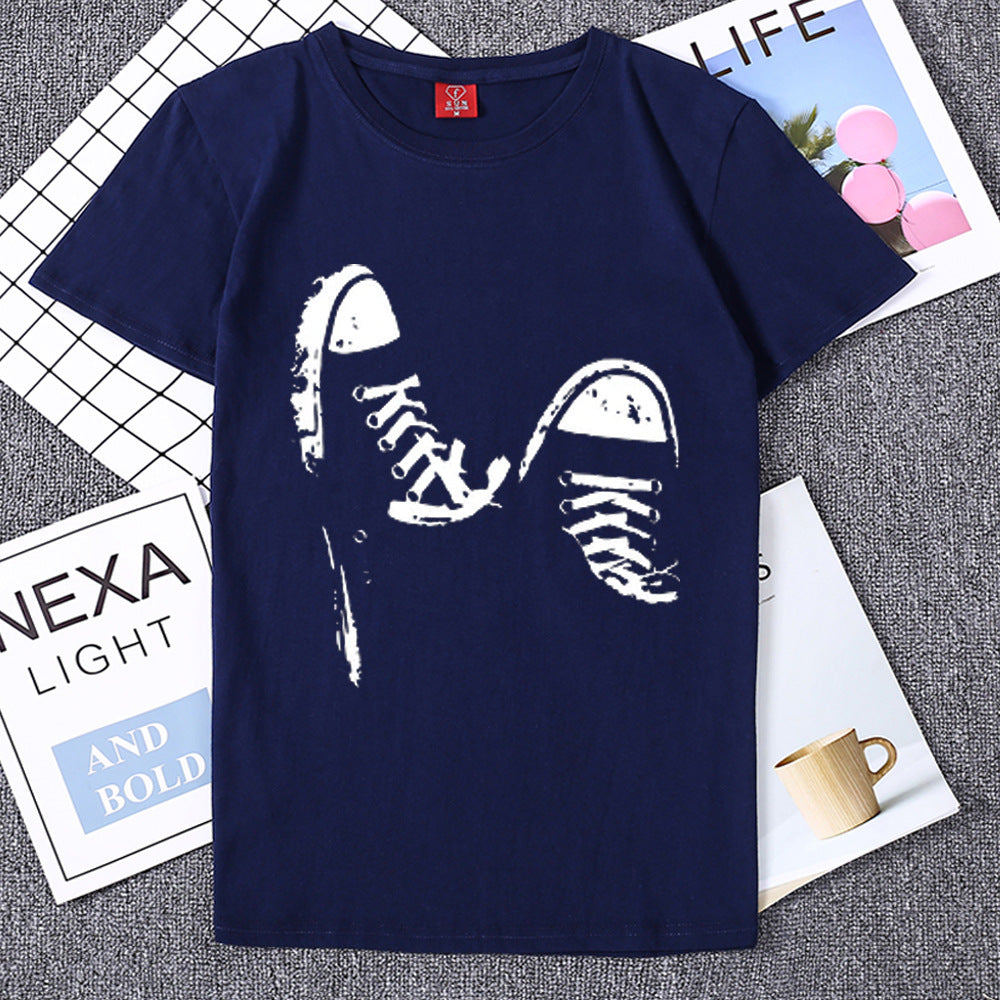 Casual short-sleeved skate T-shirt - Nyaabs