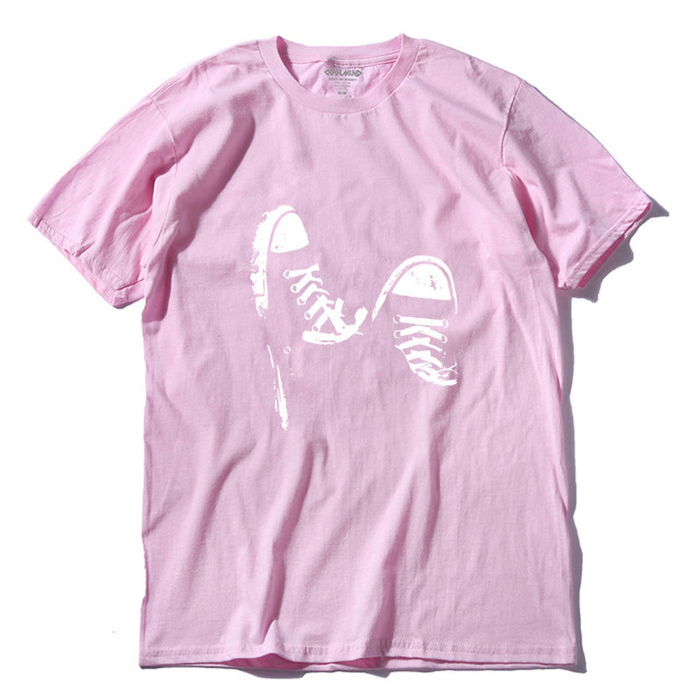 Casual short-sleeved skate T-shirt - Nyaabs