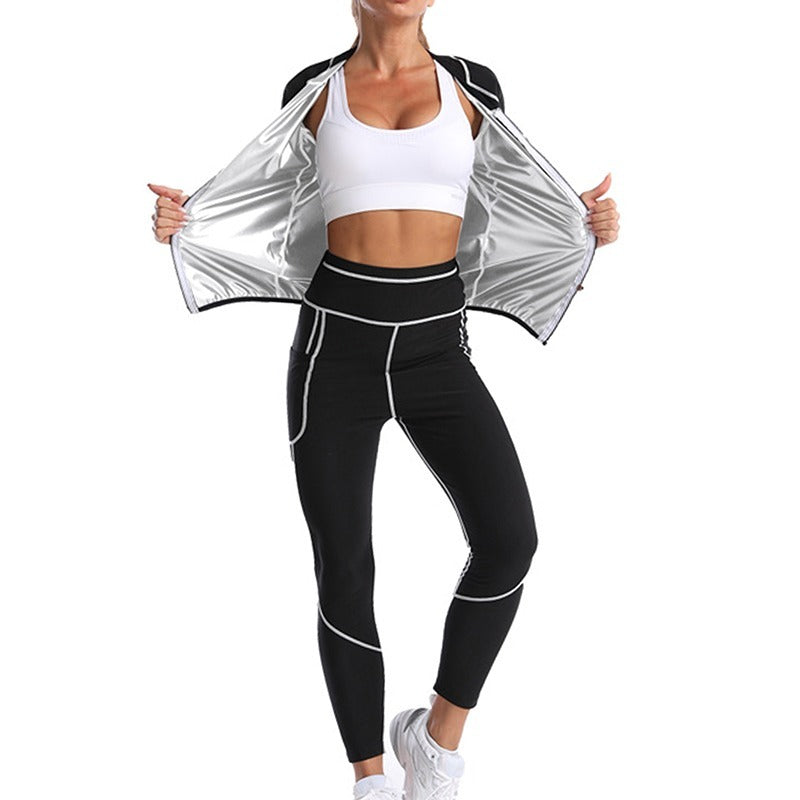 Sports High-waisted Abdomen And Hip-lifting Corset Yoga Wear - Nyaabs