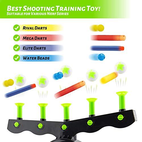 Shooting Targets For Guns Shooting Game Glow In The Dark Floating Ball Target Practice Toys For Kids Boys Hover Shot 1 Blaster Toy Gun 10 Soft Foam Balls 3 Darts Gift,Amazon Platform Banned - Nyaabs