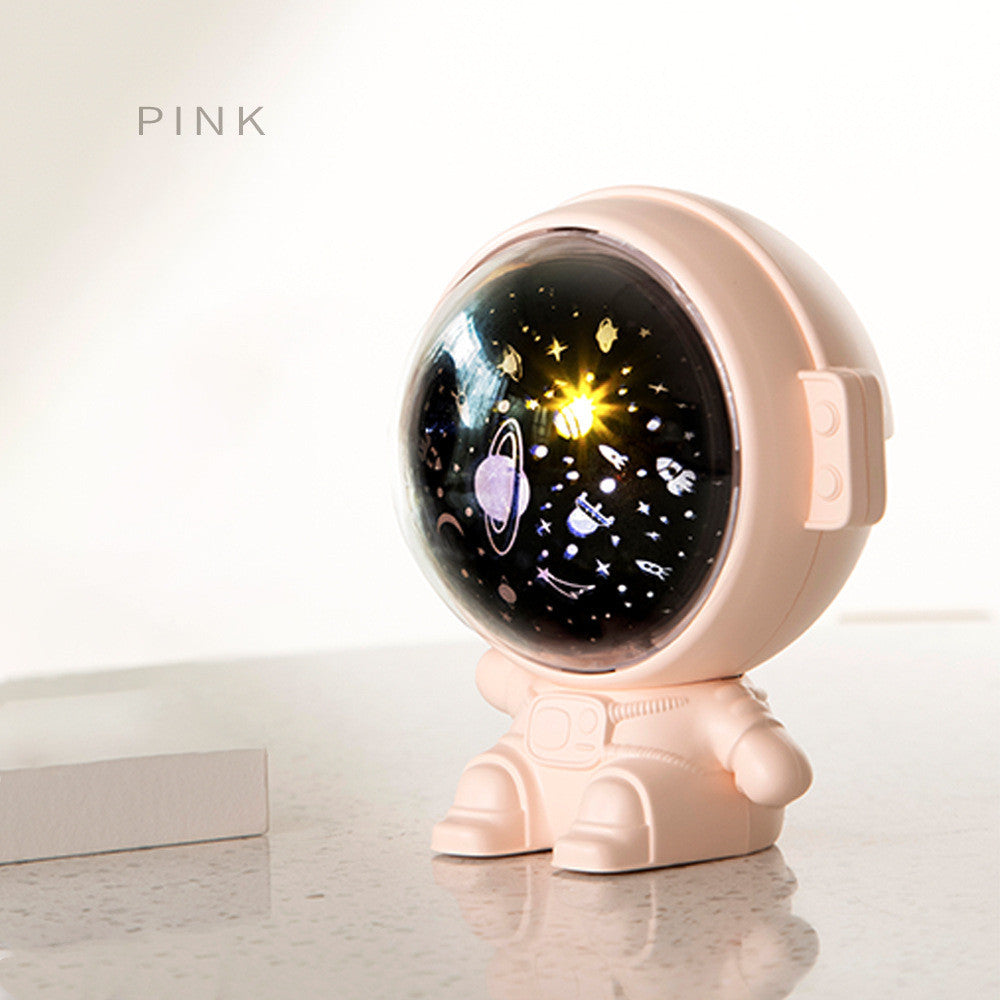 Galaxy Star Projector Starry Sky Night Light Astronaut Lamp Room Decr Gift Child Kids Baby Christmas Spaceman Projection - Nyaabs