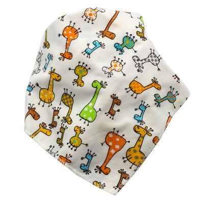 Baby Bibs Waterproof Triangle Cotton Cartoon Child Baberos Bandana Bibs Dribble Bibs Newborn Slabber Absorbent Cloth - Nyaabs