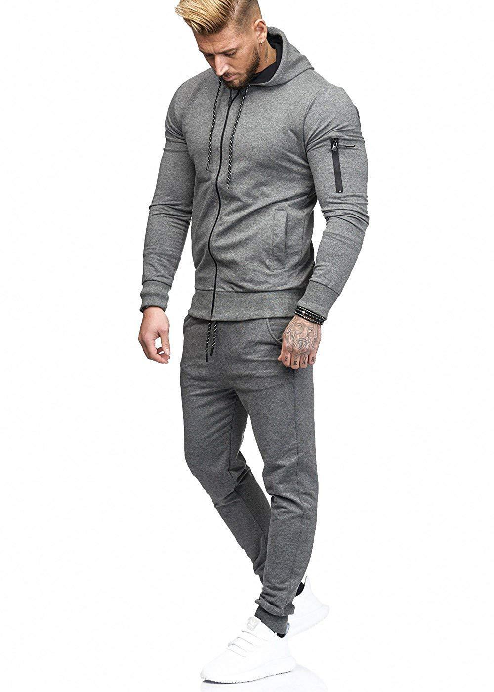 Men's sports suit fitness casual wear - Nyaabs